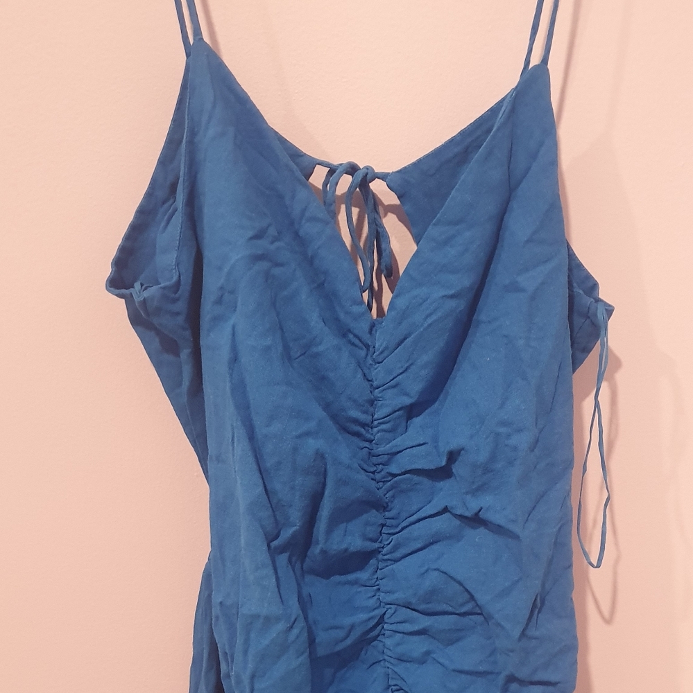 Blue romper Zara size XL